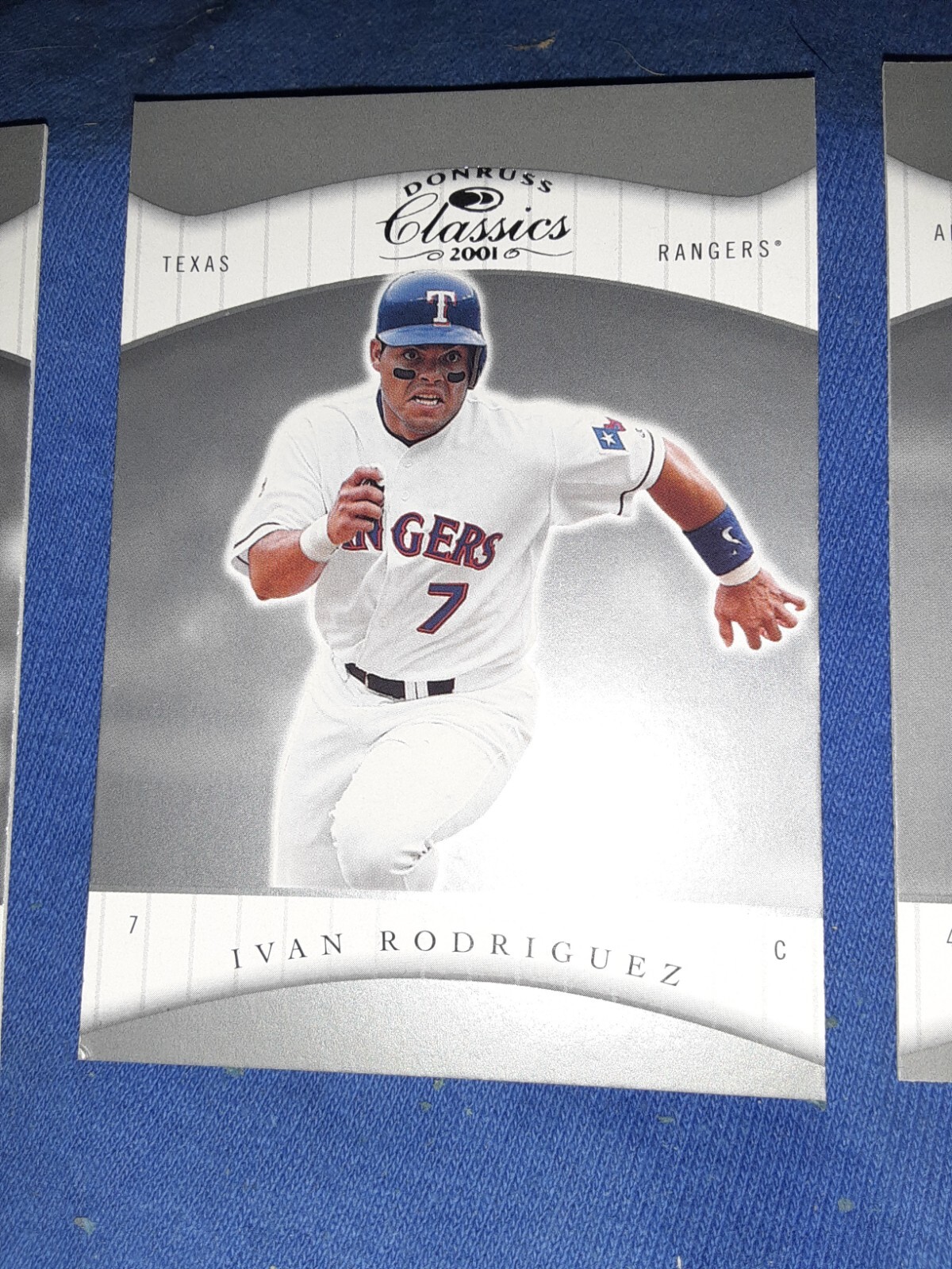 2001 Donruss Classics #9 Ivan Rodriguez Texas Rangers Baseball Card MVP HOF MLB
