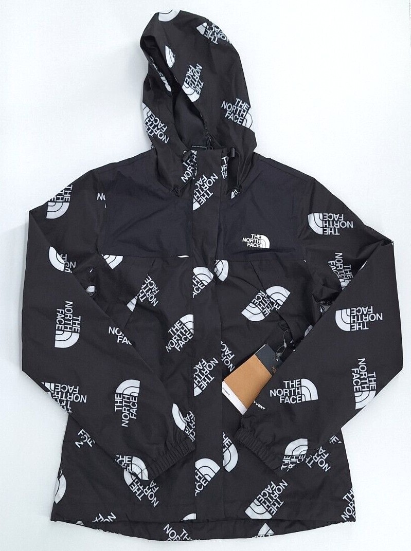 The North Face Women's Antora Jacket - TNF Black / TNF Logo Print