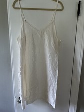 Athleta NWT Women's Calm Cool Slip Dress White Size Small 99