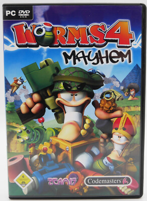 Worms 4 Mayhem | PC DVD ROM | komplett OVP CIB