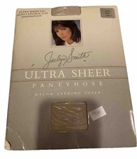 Jaclyn Smith Ultra Sheer Evening Vintage Nylons Pantyhose Sage Sz C