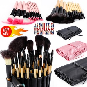 Professional 24 32 Piece Kabuki Make Up Brush Set And Cosmetic