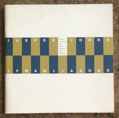 JASPER JOHNS WETTERLING GALLERY EXHIBITION CATALOG 1991 - COLOR IMAGES