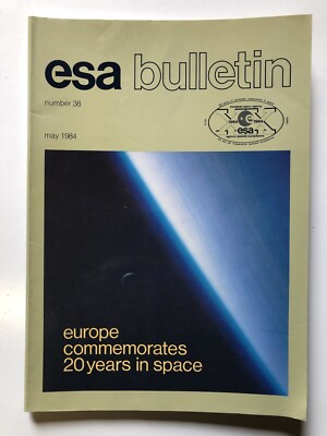 ESA Bulletin #38 May 1984 - European Space Agency Journal Magazine NASA Space