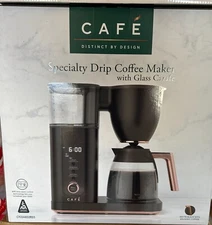 CAFE Specialty Drip Coffee Maker with Glass Carafe Matte Black: GE Appliances,