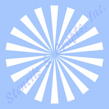 5" STARBURST STENCIL CELESTIAL TEMPLATE ART PAINT PATTERN RETRO BOHO CRAFT NEW