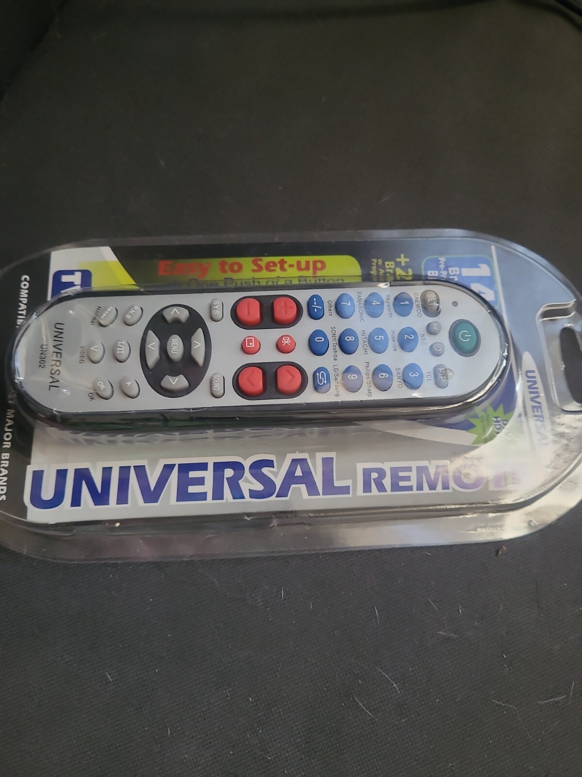 Universal UN302 Remote Control   Device Controls TV