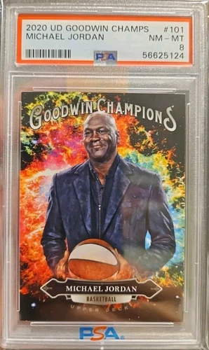 PSA MICHAEL JORDAN UPPER DECK SPLASH OF COLOR GOODWIN CHAMPIONS NON-AUTO NM-MINT