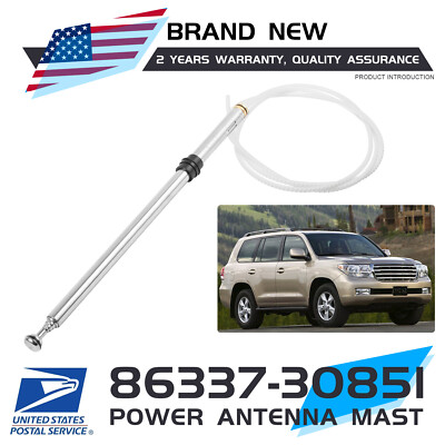 Car Power Antenna Conversion Kit Aerial Mast - For: 1992-2000 Lexus SC300 SC400