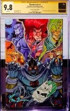 Thundercats #1 Ryan Browne Signed + Slithe/Slythe Remark  /600 CGC 9.8