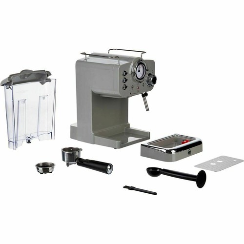 Swan SK22110GRN Retro 1.2L Tank Espresso Coffee Machine 15 bar Grey