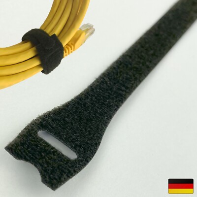 Klettkabelbinder 3-20 Stück / 20cm lang, Klettbinder, Kabelbinder, Schlaufenband