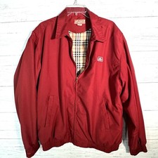 VTG Pioneer Seed Red Zip Jacket Men s XL Tall Plaid Lined Agriculture Farmer