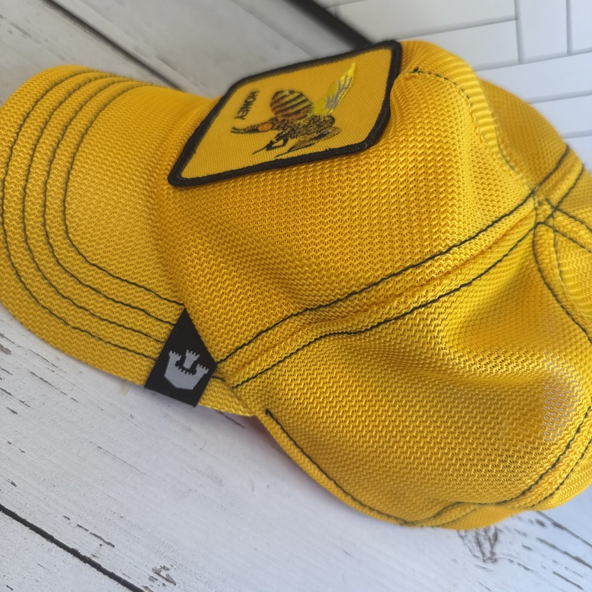 Goorin Bros Hot Sticky Sweet Honey Bee Trucker Hat Yellow Snapback NWT Goorin Bros LIMITED Honey Drop Edition “Hot Sticky Sweet  main image 4