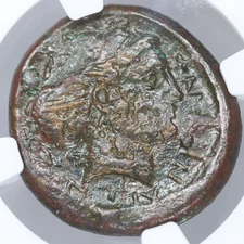Phalanna AE20 Greek Thessaly Bronze Coin 3rd-4th Century BC NGC Ch F