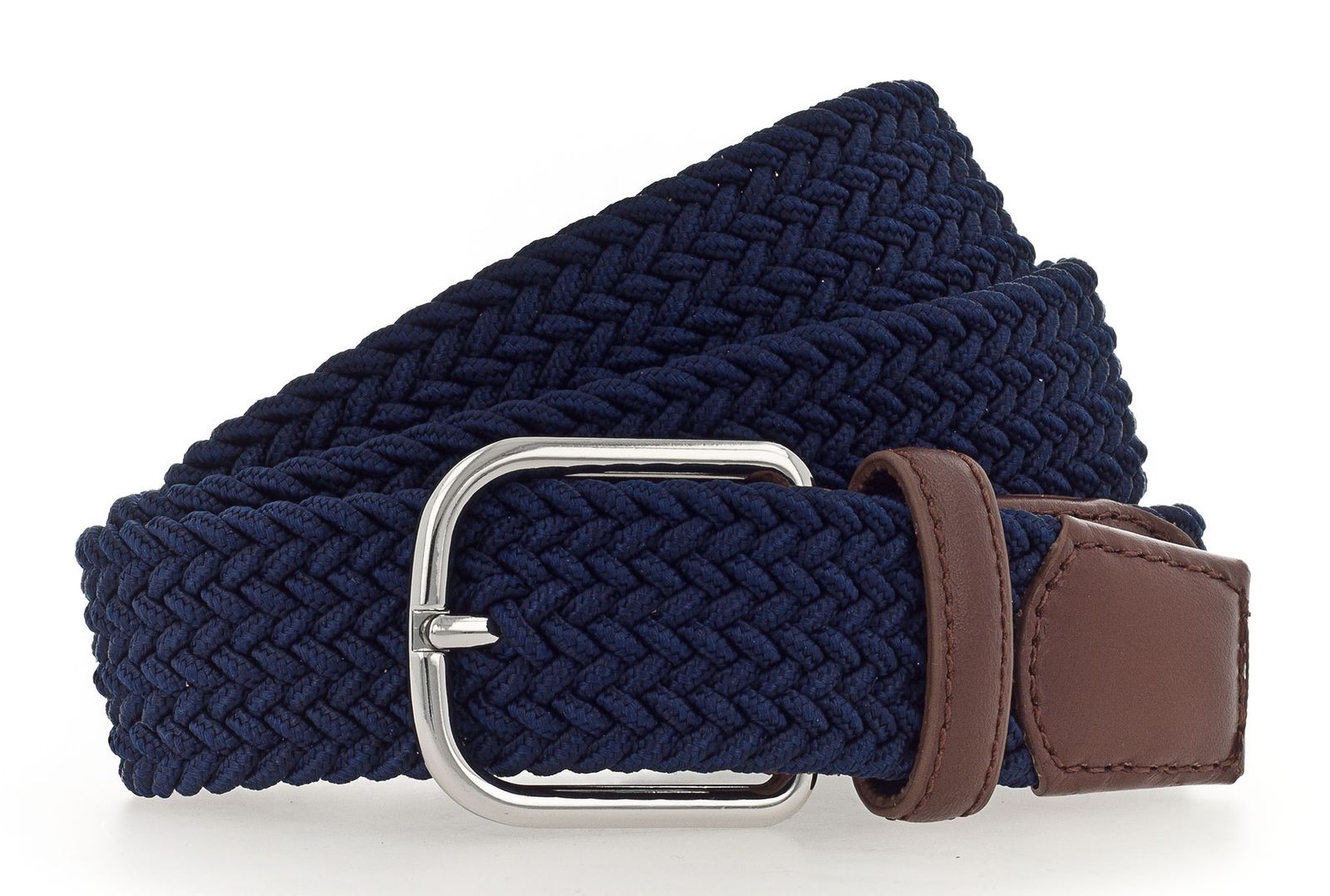 Vanzetti Braided Women's Belt W105 Midnight Blue