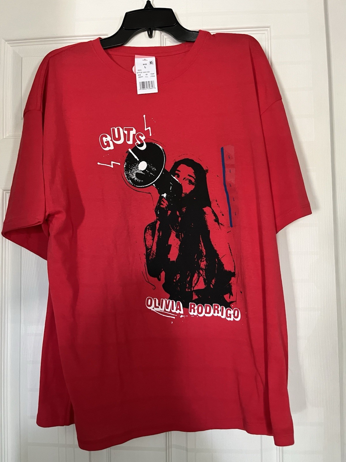 Olivia Rodrigo Guts T Shirt Large NWT