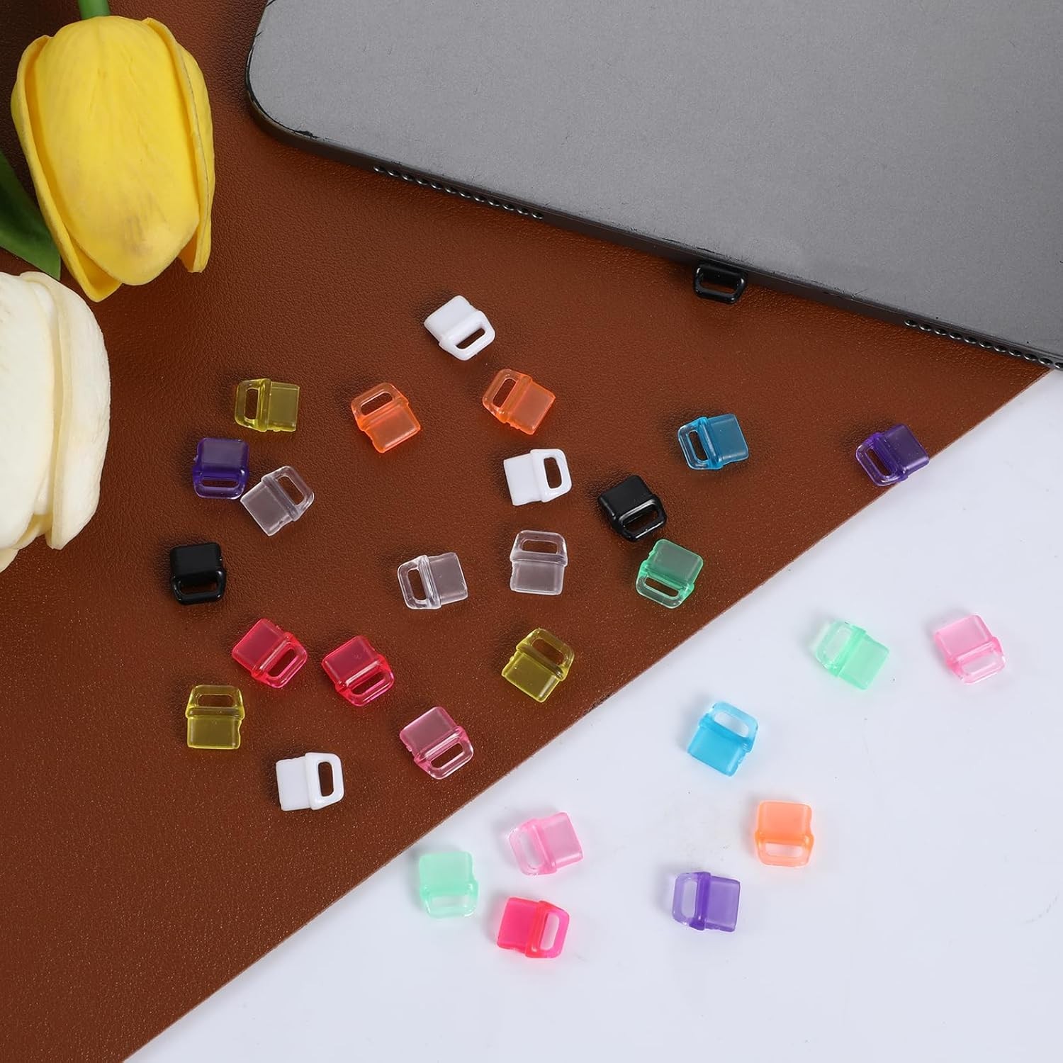 30 Pcs USB C Dust Plug Colorful Type C Charging Port Anti Cover colorful 
