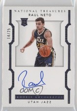 2015-16 Panini National Treasures Rookie Silver 14/25 Raul Neto #155 Auto 0c2