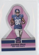 2015 Panini Crown Royale Pink Ribbons Die-Cuts Blue Victor Cruz #PR3 d4v