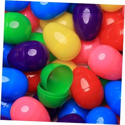 Easter Eggs 3  - 6 Colors Bright Fillable Easter Eggs   12 pcs - Easter Basket 