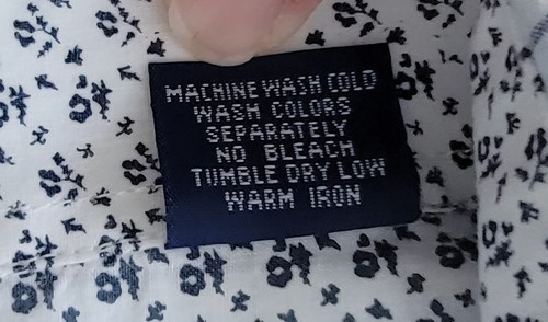 Camisa English Laundry Christopher Wicks bordada para hombre XL cosida a mano puño a presión - Imagen 11 de 18