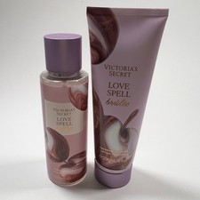 Victoria Secret Love Spell BRULEE Fragrance Lotion  Body Mist Set Bundle