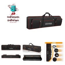 88 Keys Electric Piano Keyboard Gig Bag with Adjustable Straps and 5-Pocket f...