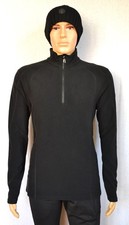 BOGNER HARRY HERREN SKI FLEECE PULLOVER SCHWARZ UNTERZIEHER Gr 50 L UVP 160€ NEU