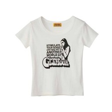 Hysteric Glamour Smoking Girl Chibi T-Shirt M Size Black Excellent Condition