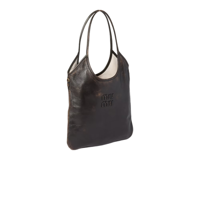 MIU MIU Ivy Regular $2550 Coffee Tote Bag New And Authentic | eBay