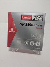 iOmega Zip 250MB Zip Disks 4-Pack New