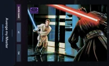 Avenge My Master - Purple 1500cc SR - Star Wars Card Trader Galaxy Chrome 2025