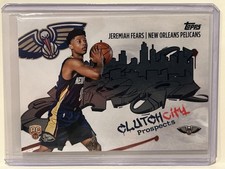 2025-26 Topps Basketball - Jeremiah Fears Clutch City Prospects RC #CC-7