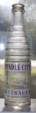 Gastonia North Carolina Spindle City ACL soda bottle picture Spinning wheel 1946
