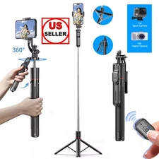 67 inches Selfie Stick Tripod with Remote Portable for iPhone and Android Phones
