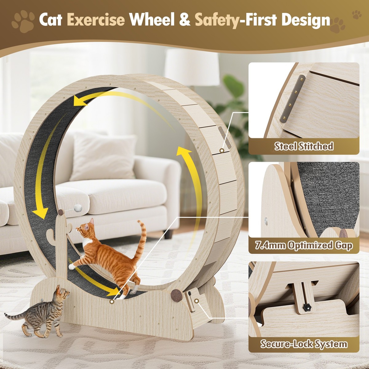 Cat Exercise Wheel 47