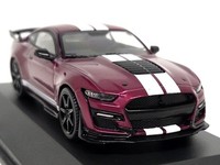 Solido 1/43 Ford Mustang Shelby GT500 Fast Track Purple 2020 Diecast Model Car