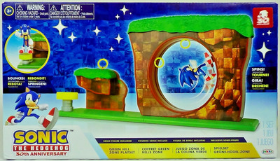 Sonic The Hedgehog 30th Anniversary Green Hill Zone Playset Jakks Pacific 2021