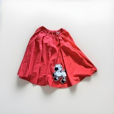 Cruisin  USA Original Red Poodle Skirt, VTG, Costume Halloween