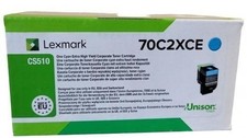 New Lexmark Lexmark 70C2XCE Cyan Toner Cartridge