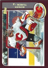 2002-03 Topps - Roman Turek #98 Gold Foil Calgary Flames