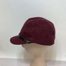 EUC Goorin Bros. burgundy wool cloche with black ribbon band sz S Goorin Bros Bold Hatmakers Soft Wool Cloche Hat Burgundy  main image 2