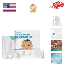 Frida Baby Baby Bath Upgrade Kit  Infant and Toddler Bath Essentials, Rinser...