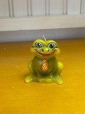 Vintage Frog Candle- Cute Retro Frog - Green ...