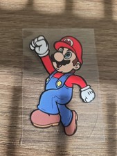 Mario Bros. Mario Jumping UV DTF Raised Decal Sticker Waterproof 3inx 3in
