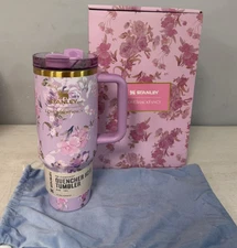 Stanley x LoveShackFancy 40oz Quencher H2.0 Tumbler Pink Floral