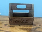 Coca-Cola Vintage Wooden Bottle Caddy 25¢