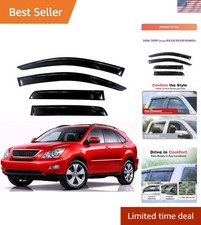 Rain Guards Fit for 2004-2009 Lexus RX330 RX350 RX400h, Out-Channel Window Vi...