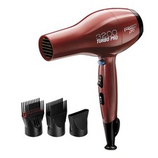 3200 Turbo Pro Detangler AC Hair Dryer, 3 Heat/2 Speed Settings, Cool Shot Bu...